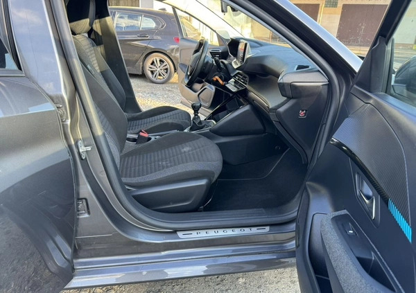Peugeot 208 cena 34900 przebieg: 60549, rok produkcji 2022 z Głubczyce małe 631